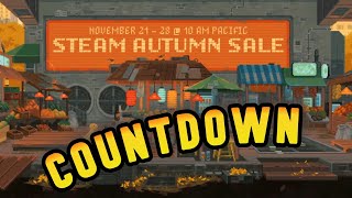 Steam Autumn Sale 2023 Countdown Steam Awards Steam Week Where to find the Best Deals [upl. by Nairdna]