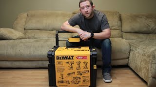 Dewalt 8 Tool Combo with ToughSystem Box Unboxing DCKTS882D2M1 [upl. by Onurb654]