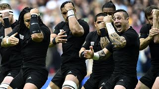 First All Blacks Haka of Rugby World Cup 2015 [upl. by Akerdnahs]