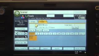 Training  Scan  Scan to Folder on Ricoh Printer  Ricoh Wiki [upl. by Lohrman]