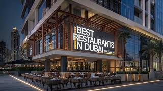 Top 12 Best Restaurants in Dubai in 2024 Part 1 [upl. by Rotberg890]