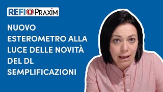 Nuovo esterometro alla luce delle novità del DL Semplificazioni [upl. by Backer174]