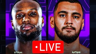 VIDDAL RILEY VS NATHAN QUARLESS FULL FIGHT ROUNDBYROUND COMMENTARY amp LIVE WATCH PARTY [upl. by Terri]