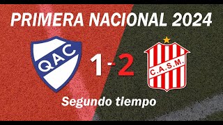 Quilmes vs San Martín T  Primera Nacional 2024 Zona A Fecha 24 Segundo Tiempo [upl. by Keller328]