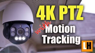 Reolink RLC823A Review  4K IP Camera that has Pan Tilt Zoom Spotlights and Motion Tracking [upl. by Rush]