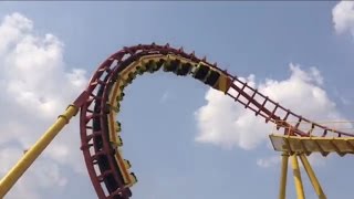 Wonderla Hyderabad roller coaster high speed recoil [upl. by Husha]