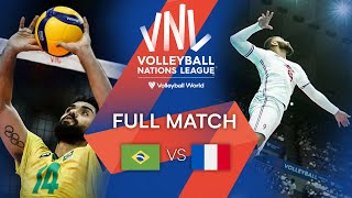 🇧🇷 BRA vs 🇫🇷 FRA  Full Match  Mens VNL 2022 [upl. by Manno]