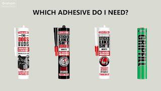 EvoStik  Which Adhesive Do I Need [upl. by Edge]