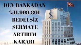 İŞ BANKASI BUGÜN REKOR BEDELSİZ SERMAYE ARTIRDI🚀 NİSANDA TEMETTÜ ISCTR BÖLÜNME İLE KATLAYACAK🔥 [upl. by Eelarbed]