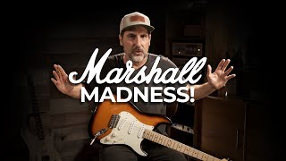 Marshall Madness 4 Marshall Amps In One Video SV20H Plexi JTM20 Mini Jubilee Plus a 50watt 1987x [upl. by Toomin]