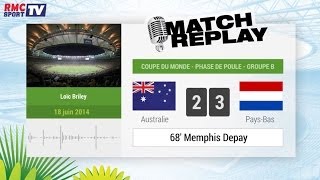 Australie  Pays Bas  Le Match Replay avec le son RMC Sport [upl. by Nezah]