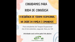 A Residência de Terapia Ocupacional na Saúde da Família e Comunidade [upl. by Galven]