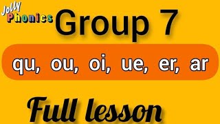 Jolly phonics group 7جولى فونيكس االجروب السابعDiagraphsGROUP7 FINALL [upl. by Omrellug]