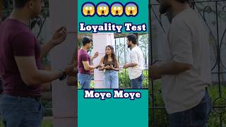 Loyality test prank 😱viralvideo youtubeshortsvideo trendingshorts shorts [upl. by Lemart]