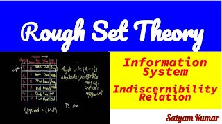 L7  Indiscernibility Relation  Rough Set Theory [upl. by Neerehs]