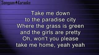 Guns N Roses  Paradise City Karaoke [upl. by Hugo]