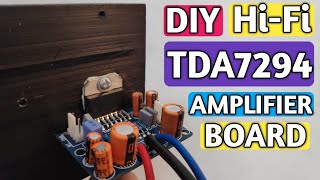 TDA7294 Amplifier Board  DIY  Hindi  IndianXtremeAudio [upl. by Pascal]