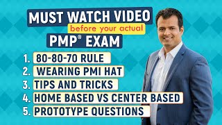 PMP Most Important Video Before Actual PMP Exam  PMP Exam Day Strategies 2024 [upl. by Lilah869]