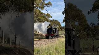 TRAINS AM22 Steamranger Heritage Railway Steam Loco RX224 to the rescue of Rx207 at Stirling Hill Rd [upl. by Yeldua331]