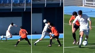 Lambretta del hijo de zinedine zidane Theo Zidane Real Madrid Cadete B vs Odelot Toletum  2017 HD [upl. by Wey]