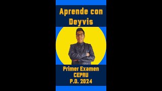 1er Examen CEPRU P O 2024 parte 1  UNSAAC  Álgebra  Aprende con Deyvis [upl. by Paley]