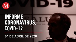 Informe diario por coronavirus en México 04 de abril de 2020 [upl. by Crawley]