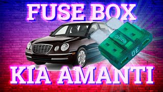 Fuse Layout KIA Amanti Opirus 2004 2010 [upl. by Anirtep]