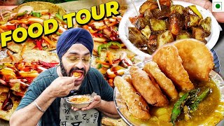 तिलक नगर Street Food Tour in West Delhi [upl. by Lovato]