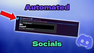 How to AUTOMATE other socials on your discord server [upl. by Nefets393]