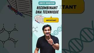 Recombinant DNA Technique  Know about rDNA Most Important Technique of Genetic Engineering neet [upl. by Kcirdahs]