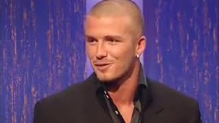 David Beckham Interview  Part One  Parkinson  BBC Studios [upl. by Yadrahc502]