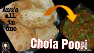 Chola Poori recipe in Malayalam with English subtitles [upl. by Eiddet]