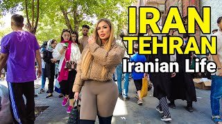 People in the busiest street in Tehran 🇮🇷 IRAN Grand Bazaar Vlog ایران [upl. by Blake]