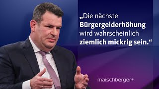 „Wir würfeln nicht irgendeine Bürgergelderhöhung“ – Bundesarbeitsminister Heil SPD  maischberger [upl. by Waugh943]