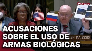 RUSIA y EEUU se acusan mutuamente sobre el posible uso de armas biológicas [upl. by Nirrok957]