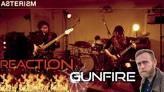 Asterism  Gunfire Live in Studio  corrupted Files Reaction [upl. by Egroj]