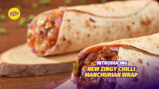 Faasos Wraps Zingy Chilli Manchurian Wrap New Launch [upl. by Luca881]