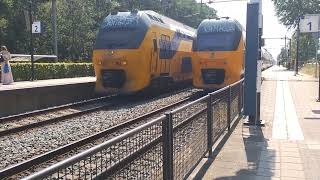 2 NS intercity Kruizen vertrekt en komt binnen op het station van Wijhe [upl. by Meela980]