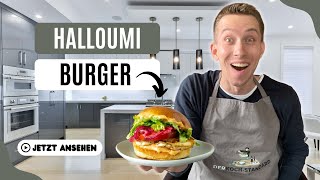 HalloumiBurger – einfach selber machen 🍔🧀 [upl. by Smail]