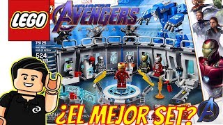 LEGO 76125 IRON MAN Sala de Armaduras Review y Unboxing en Español [upl. by Moser585]