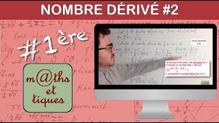 Calculer le nombre dérivé 2  Première [upl. by Natsirc]