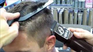 Jasons fade on Michaels hair w Clippers cut Part 1 video SECRETS TO FADES  Mens clipper haircut [upl. by Vocaay]