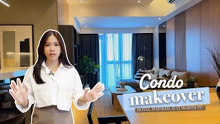 Hotel inspired 3BR condo in BGC  Extreme makeover Is it worth it CONDOHOUSE TOUR 26 [upl. by Eelesor]