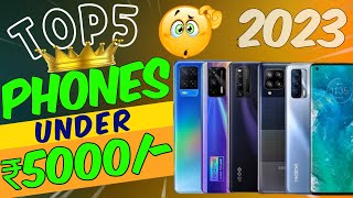 Top 5 Best Smartphone Under ₹5000 In India 2023  Best Gaming Phone Under 5000 Rupees [upl. by Narmis785]