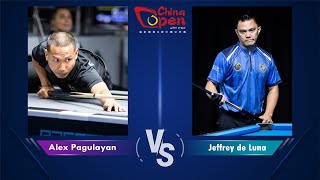 Alex Pagulayan vs Jeffrey de Luna｜2024 WPA World 9Ball China Open [upl. by Broucek]