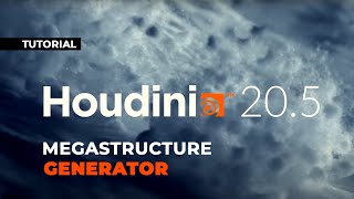 Houdini 205 Megastructure Generator  Procedural Modeling [upl. by Eirised]