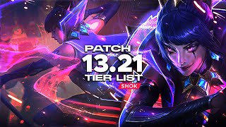 PATCH 1321 MID LANE TIER LIST AND BLIND PICKS [upl. by Semaj]