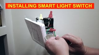 INSTALLING A SMART LIGHT SWITCH [upl. by Cherie]