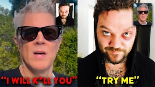 Johnny Knoxville Sends Threatening Message Bam Margera IG Live [upl. by Atiuqel]