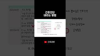 ✏️ 간호진단 내리기 간호케이스스터디 [upl. by Adda]